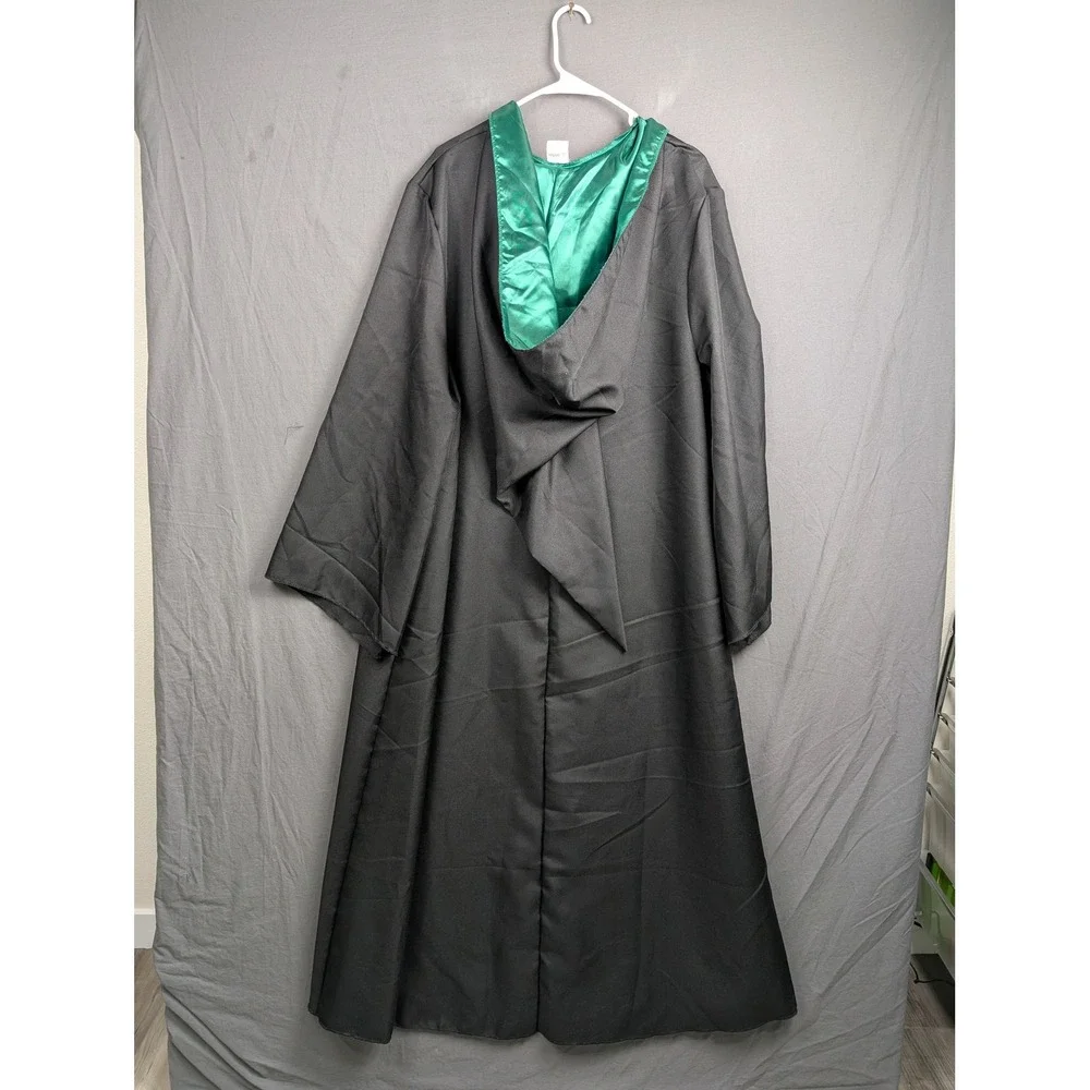 Harry‎ Potter Slytherin House Wizarding World Costume Robe Black Green Medium